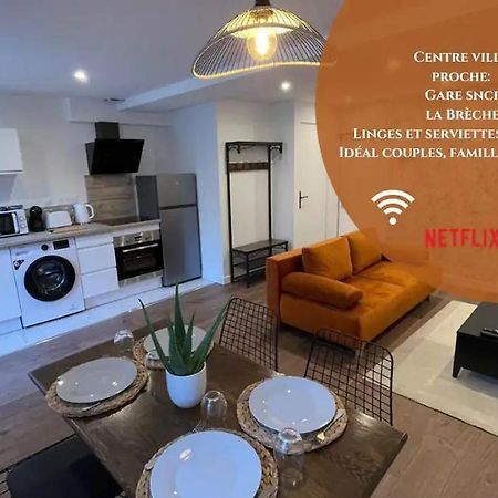Le Jardin Niortais - Hyper Centre- Proche Gare - Paisible - Grand Jardin Prive, Wifi Hd -Netflixアパートメント エクステリア 写真